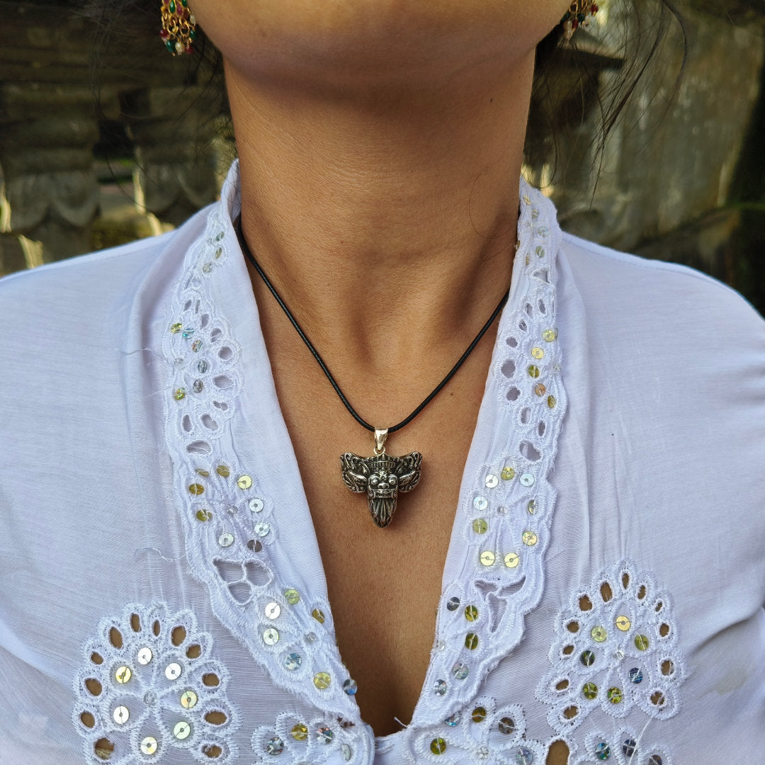 Barong pendant worn in Bali