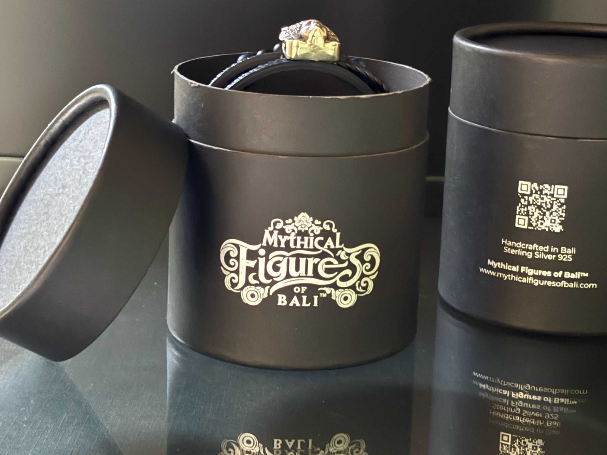 Silver bracelet presentation Mythical Figures of Bali